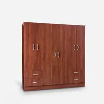 CIC Clóset 6 puertas 4 cajones maipo cerezo oferta