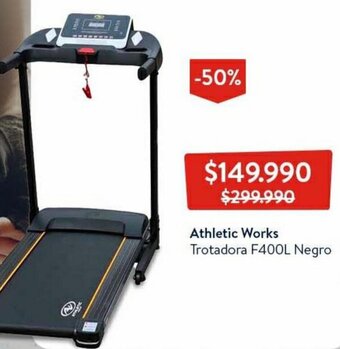 Lider Athletic Works Trotadora F400L Negro oferta