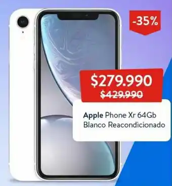 Lider iPhone XR 128GB oferta