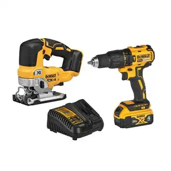 Ripley Kit taladro percutor + sierra caladora 20v dewalt dck249m1 oferta