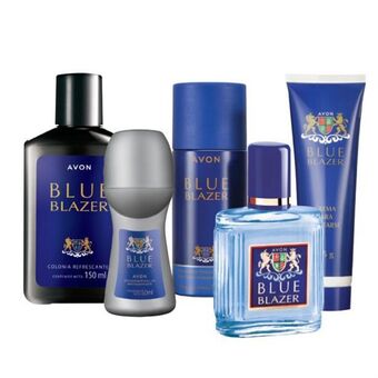 Avon Pack blue blazer perfumes + desodorantes oferta
