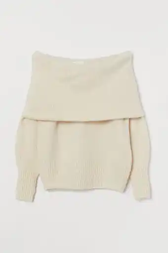 H&M Sweater con hombro descubierto oferta
