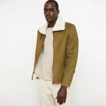 Falabella Chaqueta cuero chiporro hombre oferta