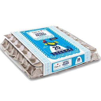 Santa Isabel Huevos extra grandes blancos bandeja 20 un. oferta