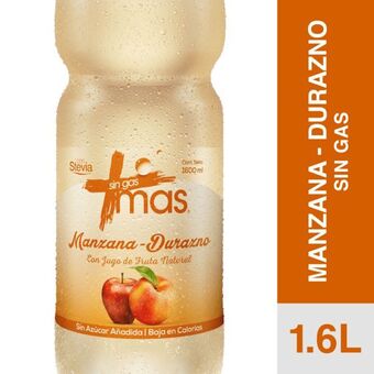 Santa Isabel Agua saborizada sin gas manzana y durazno 1.6 l oferta