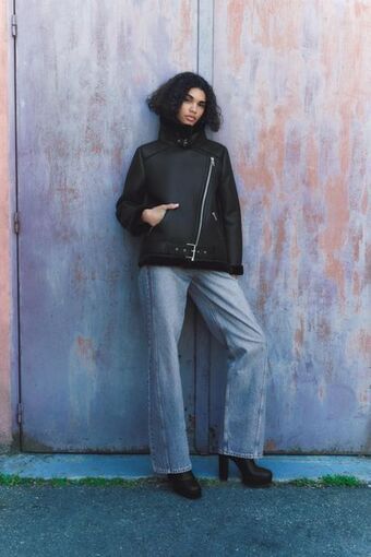 Zara Jeans wide leg oferta