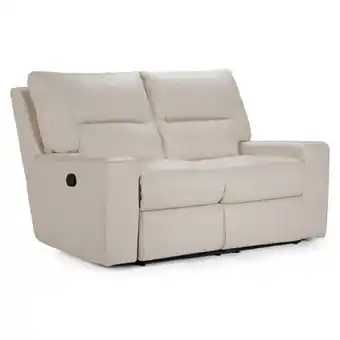 Rosen Sofá reclinable tolstoi 2 cuerpos manual cuero madrás oferta
