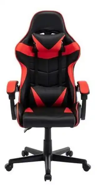 Ripley Silla gamer de escritorio halten ergonómica negra y roja oferta