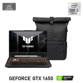 Falabella Asus tuf gaming f15 fx506lh-hn215w intel core i5 nvidia geforce gtx 1650 8gb ram 512gb ssd 15.6" fhd oferta