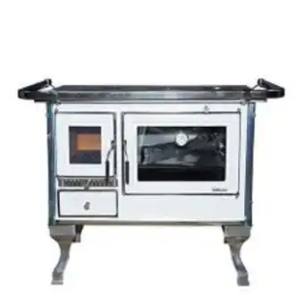 Abcdin Cocina a leña alcazar new glass line 4 quemadores oferta
