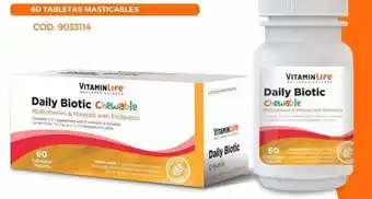 Salcobrand Daily biotic chewable rasp.x60tab. oferta