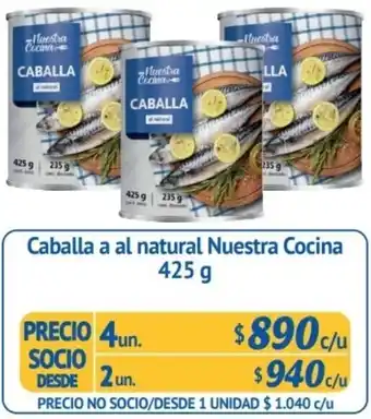 Alvi Caballa a al Natural Nuestra Cocina 2un. x 425g oferta