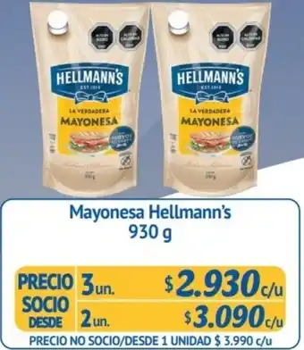 Alvi Mayonesa Hellmann's 2un. x 930g oferta
