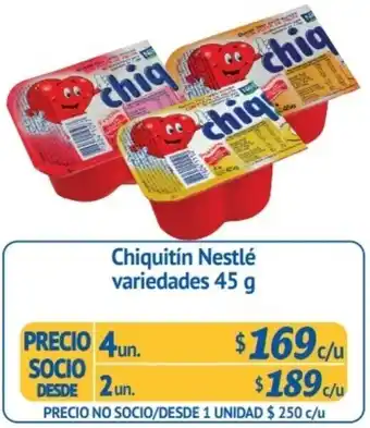 Alvi Chiquitín Nestlé Variedades 2un. x 45g oferta