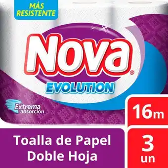 Santa Isabel Toalla de papel doble hoja 3 un. 16 m c/u oferta