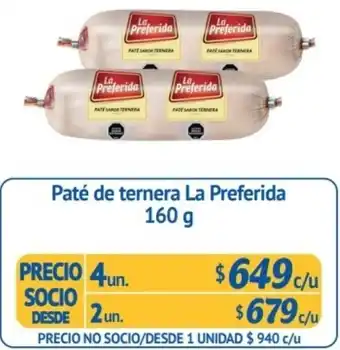 Alvi Paté de Ternera La Preferida 2un. x 160g oferta