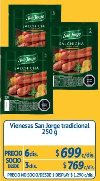 Alvi Vienesas San Jose Jorge Tradicional 3dis. x 250g oferta