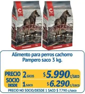 Alvi Alimento para Perros Cachorro Pampero Saco 2sacos x 3kg oferta