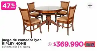 Ripley Juego de Comedor Iyon Ripley Home oferta