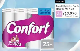 Tottus Papel Higiénico Doble Hoja 25mt x 32 oferta