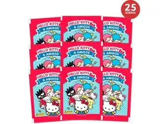Ripley Colección de stickers hello kitty & amigos pack con 25 sobres oferta