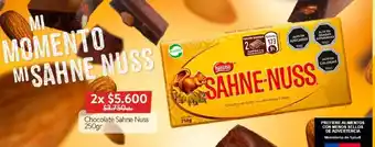 Lider Chocolate Sahne-Nuss 2 x 250g oferta