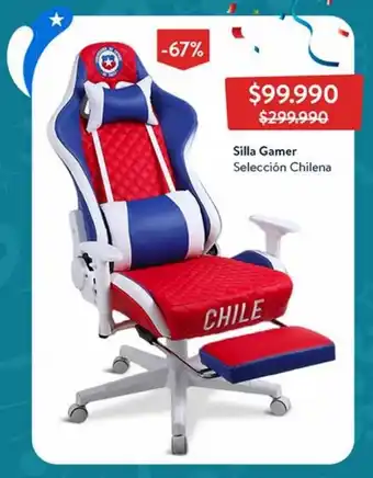 Lider Silla Gamer Selección Chile oferta