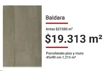 Easy Baldara Porcelanato Piso y Muro 45 x 90cm 1,2150m² oferta