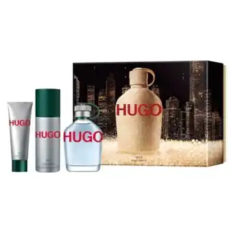 Falabella Set perfume hombre hugo man edt 125 ml +desodorante 150 ml + shower gel 50 ml oferta