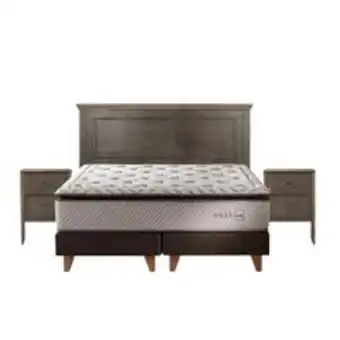 Abcdin Cama europea rosen king nest + set muebles anna oferta