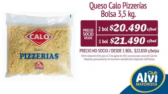 Alvi Queso Calo Pizzarias bolsa 2 x 3,5kg oferta