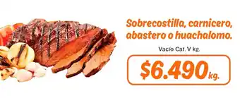 Mayorista 10 Sobrecostila, Carnicero, Abastero o Huachalomo oferta