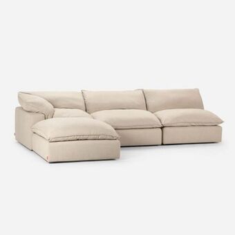 Rosen Sofá seccional shanklin tela 4 piezas oferta