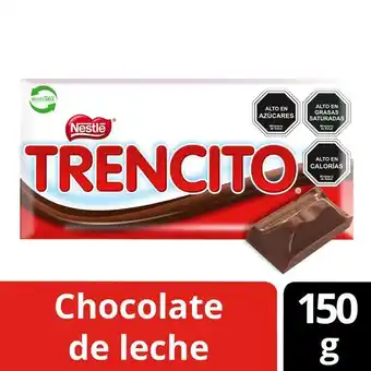 Santa Isabel Chocolate de leche trencito barra 150g oferta