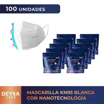 Ripley Mascarillas deysa kn95 nano de 10 un, 10 env. resellable (100 un) oferta