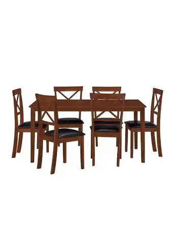 Paris Juego de comedor 6 sillas dot moca oferta