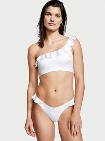 Victoria's Secret Ruffle one-shoulder bikini top oferta