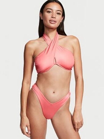 Victoria's Secret Wrap high-neck halter bikini top oferta