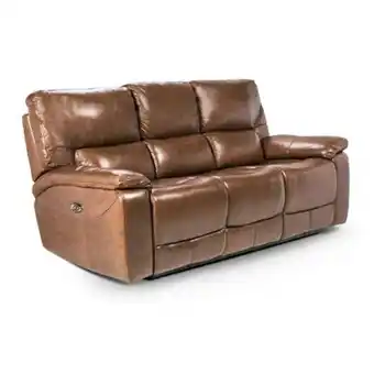 Rosen Sofá reclinable poch cuero 3 cuerpos oferta