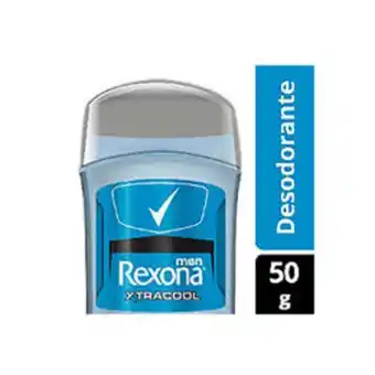 Rexona men desodorante en barra xtra cool 50gr