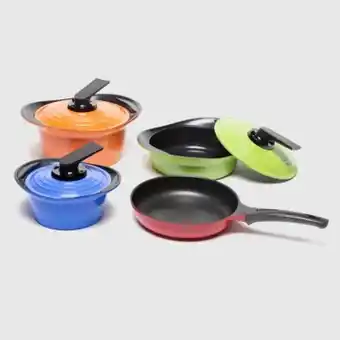 Falabella Batería de cocina cerámica premium colores 7 pzs oferta