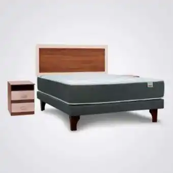 Colchones Celta Cama europea aloe vera 2 plazas x 2 m base normal + set alicante oferta