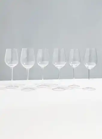 Paris Set 6 copas tinto clear alaniz home oferta