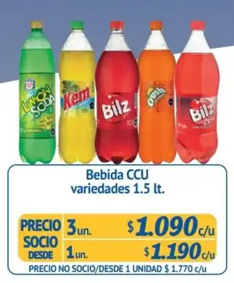 Alvi Bebida CCU variedades 3 x 1.5lt oferta