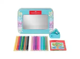 Ripley Lapices de colores sparkle , estuche de metal con 20 colores oferta