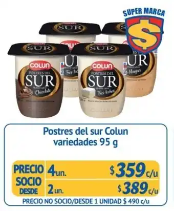 Alvi Postres del Sur colun variedades 4 un x 95g oferta