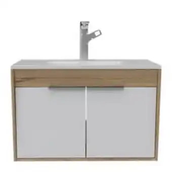 Mueble de lavamanos tuhome carter duna / blanco