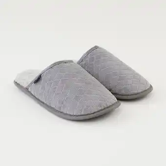 Corona Pantuflas rombos gris - hombre oferta