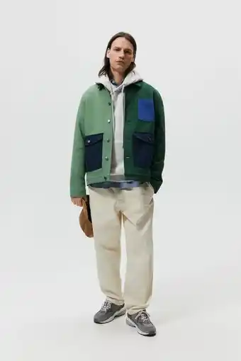 Zara Cazadora color block oferta