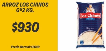 Mayorista 10 Arroz Los Chinos 2kg oferta
